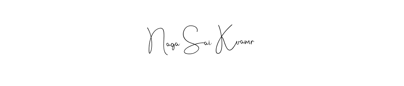 Also we have Naga Sai Kuamr name is the best signature style. Create professional handwritten signature collection using Andilay-7BmLP autograph style. Naga Sai Kuamr signature style 4 images and pictures png