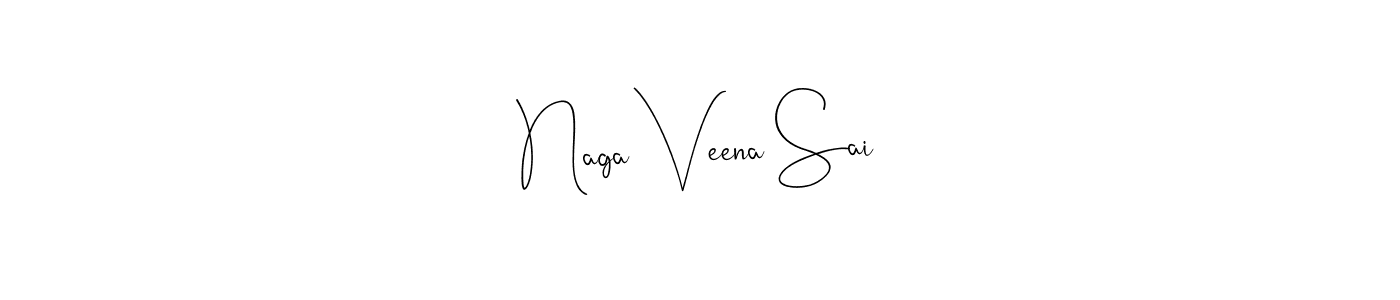 Use a signature maker to create a handwritten signature online. With this signature software, you can design (Andilay-7BmLP) your own signature for name Naga Veena Sai. Naga Veena Sai signature style 4 images and pictures png