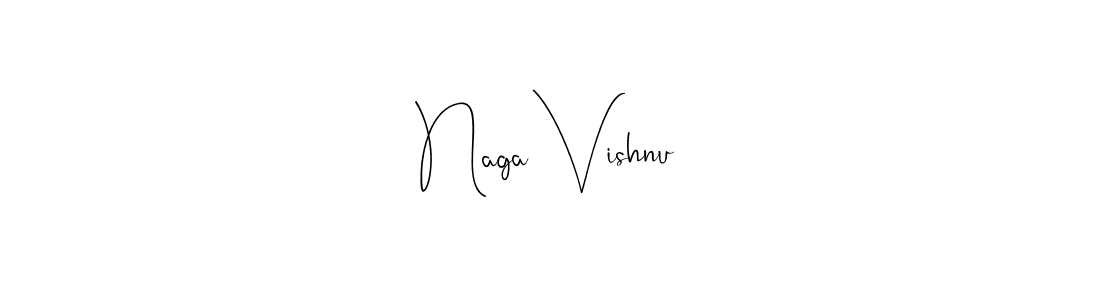 You should practise on your own different ways (Andilay-7BmLP) to write your name (Naga Vishnu) in signature. don't let someone else do it for you. Naga Vishnu signature style 4 images and pictures png