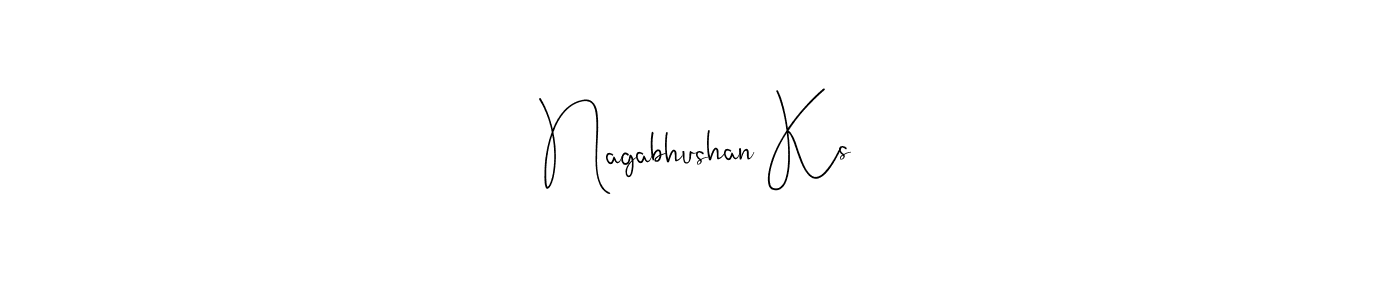 Make a beautiful signature design for name Nagabhushan Ks. Use this online signature maker to create a handwritten signature for free. Nagabhushan Ks signature style 4 images and pictures png