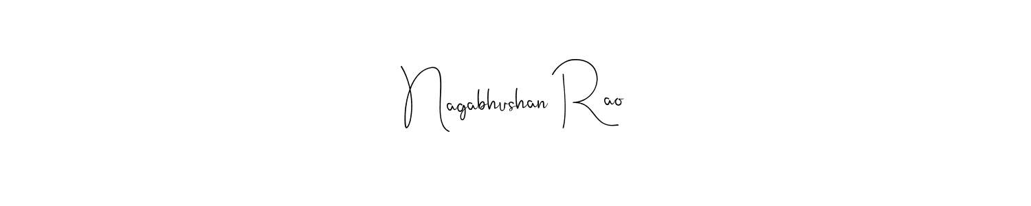 Use a signature maker to create a handwritten signature online. With this signature software, you can design (Andilay-7BmLP) your own signature for name Nagabhushan Rao. Nagabhushan Rao signature style 4 images and pictures png