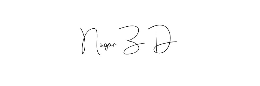 The best way (Andilay-7BmLP) to make a short signature is to pick only two or three words in your name. The name Nagar Z D include a total of six letters. For converting this name. Nagar Z D signature style 4 images and pictures png