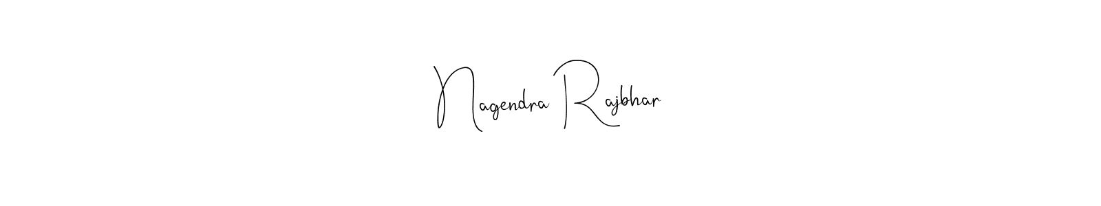 How to make Nagendra Rajbhar name signature. Use Andilay-7BmLP style for creating short signs online. This is the latest handwritten sign. Nagendra Rajbhar signature style 4 images and pictures png