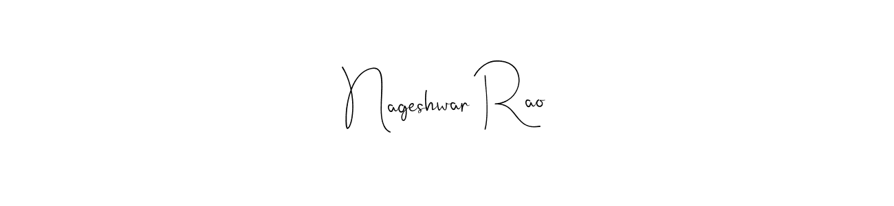 You should practise on your own different ways (Andilay-7BmLP) to write your name (Nageshwar Rao) in signature. don't let someone else do it for you. Nageshwar Rao signature style 4 images and pictures png