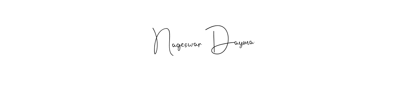 You should practise on your own different ways (Andilay-7BmLP) to write your name (Nageswar Dayma) in signature. don't let someone else do it for you. Nageswar Dayma signature style 4 images and pictures png