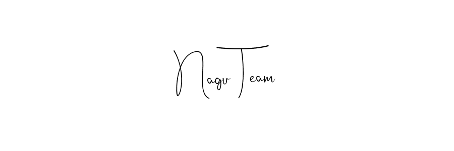 Check out images of Autograph of Nagu Team name. Actor Nagu Team Signature Style. Andilay-7BmLP is a professional sign style online. Nagu Team signature style 4 images and pictures png