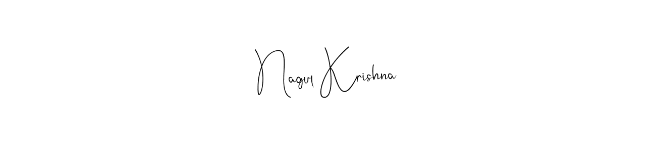 See photos of Nagul Krishna official signature by Spectra . Check more albums & portfolios. Read reviews & check more about Andilay-7BmLP font. Nagul Krishna signature style 4 images and pictures png