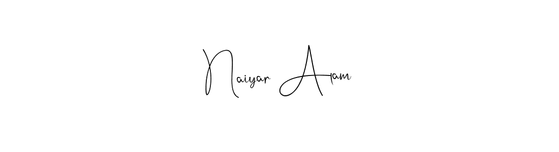 Also You can easily find your signature by using the search form. We will create Naiyar Alam name handwritten signature images for you free of cost using Andilay-7BmLP sign style. Naiyar Alam signature style 4 images and pictures png