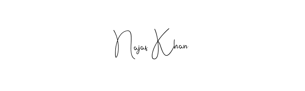 Najaf Khan stylish signature style. Best Handwritten Sign (Andilay-7BmLP) for my name. Handwritten Signature Collection Ideas for my name Najaf Khan. Najaf Khan signature style 4 images and pictures png