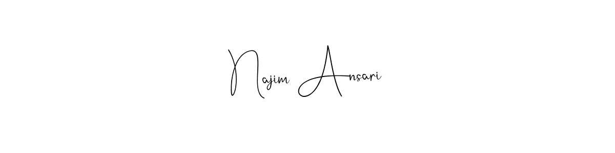 The best way (Andilay-7BmLP) to make a short signature is to pick only two or three words in your name. The name Najim Ansari include a total of six letters. For converting this name. Najim Ansari signature style 4 images and pictures png