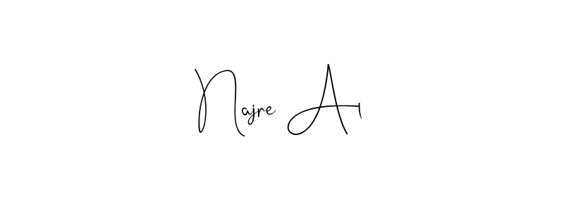 This is the best signature style for the Najre Al name. Also you like these signature font (Andilay-7BmLP). Mix name signature. Najre Al signature style 4 images and pictures png