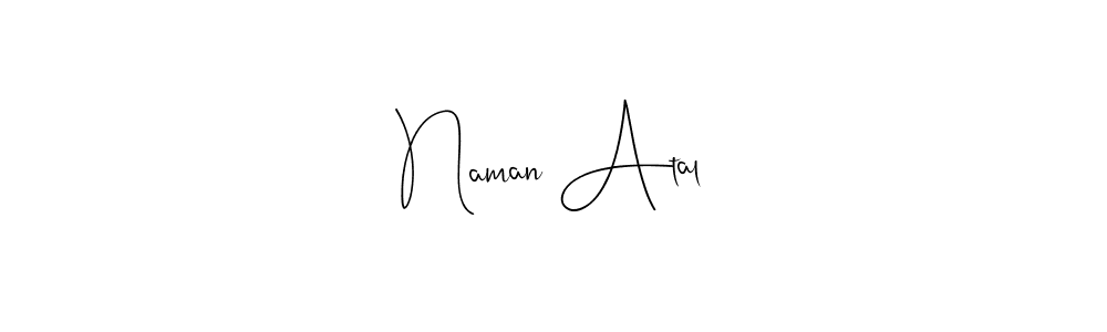 Also we have Naman Atal name is the best signature style. Create professional handwritten signature collection using Andilay-7BmLP autograph style. Naman Atal signature style 4 images and pictures png