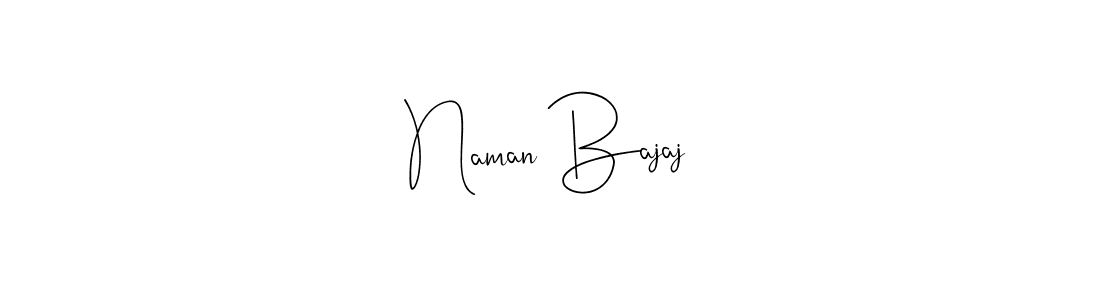 Naman Bajaj stylish signature style. Best Handwritten Sign (Andilay-7BmLP) for my name. Handwritten Signature Collection Ideas for my name Naman Bajaj. Naman Bajaj signature style 4 images and pictures png