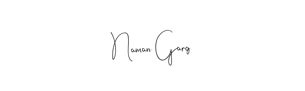 Use a signature maker to create a handwritten signature online. With this signature software, you can design (Andilay-7BmLP) your own signature for name Naman Garg. Naman Garg signature style 4 images and pictures png