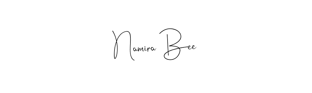 Here are the top 10 professional signature styles for the name Namira Bee. These are the best autograph styles you can use for your name. Namira Bee signature style 4 images and pictures png