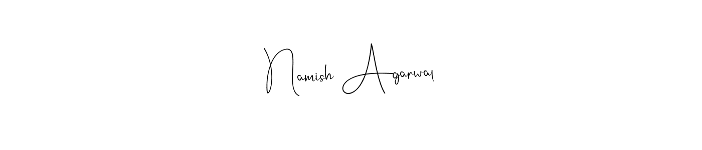 It looks lik you need a new signature style for name Namish Agarwal. Design unique handwritten (Andilay-7BmLP) signature with our free signature maker in just a few clicks. Namish Agarwal signature style 4 images and pictures png