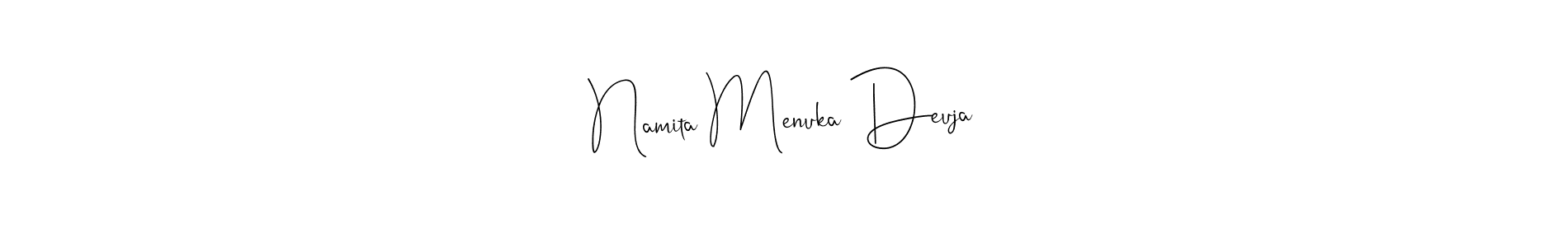 Here are the top 10 professional signature styles for the name Namita Menuka Deuja. These are the best autograph styles you can use for your name. Namita Menuka Deuja signature style 4 images and pictures png