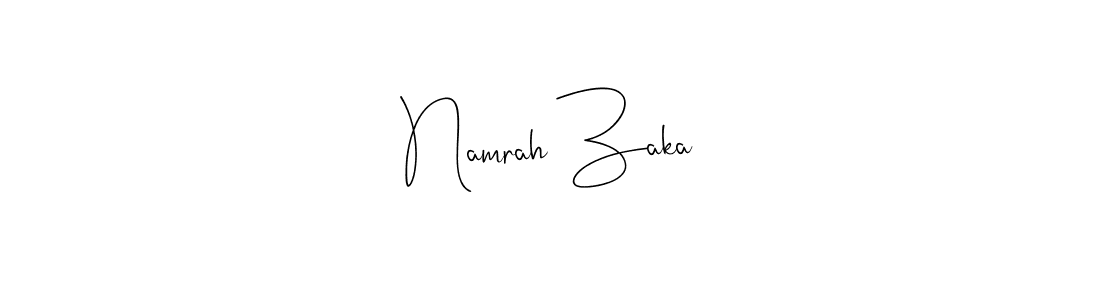 Once you've used our free online signature maker to create your best signature Andilay-7BmLP style, it's time to enjoy all of the benefits that Namrah Zaka name signing documents. Namrah Zaka signature style 4 images and pictures png
