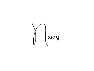 Make a beautiful signature design for name Namy. Use this online signature maker to create a handwritten signature for free. Namy signature style 4 images and pictures png