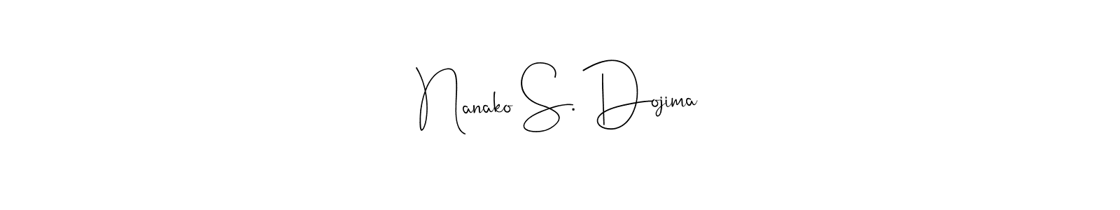 How to Draw Nanako S. Dojima signature style? Andilay-7BmLP is a latest design signature styles for name Nanako S. Dojima. Nanako S. Dojima signature style 4 images and pictures png