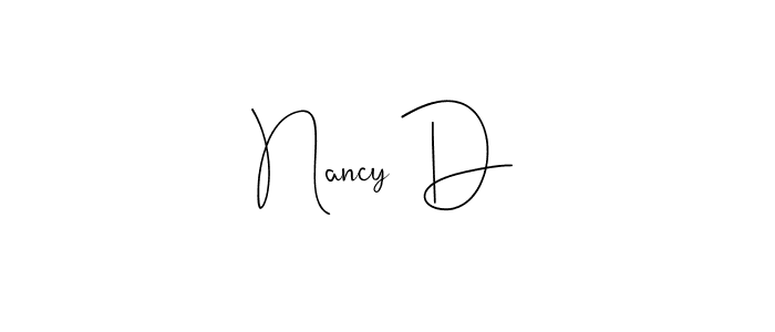 Check out images of Autograph of Nancy D name. Actor Nancy D Signature Style. Andilay-7BmLP is a professional sign style online. Nancy D signature style 4 images and pictures png