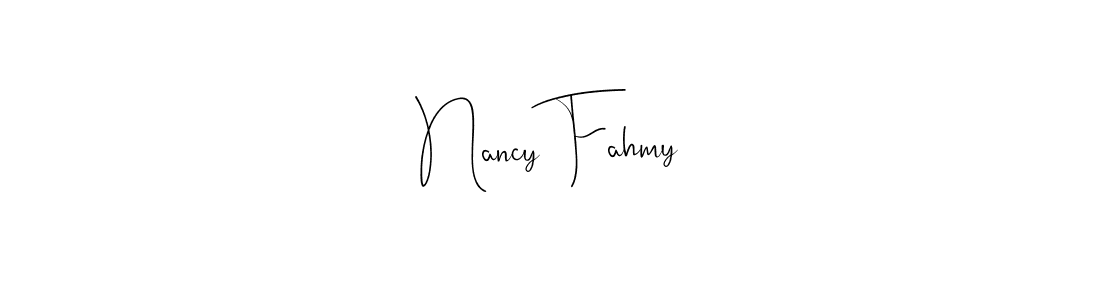 Once you've used our free online signature maker to create your best signature Andilay-7BmLP style, it's time to enjoy all of the benefits that Nancy Fahmy name signing documents. Nancy Fahmy signature style 4 images and pictures png
