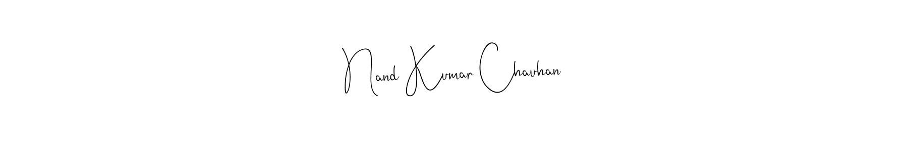 You can use this online signature creator to create a handwritten signature for the name Nand Kumar Chauhan. This is the best online autograph maker. Nand Kumar Chauhan signature style 4 images and pictures png