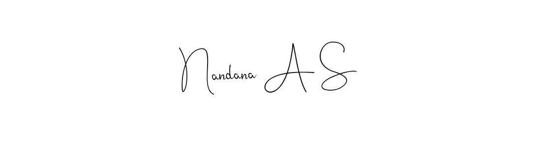 See photos of Nandana A S official signature by Spectra . Check more albums & portfolios. Read reviews & check more about Andilay-7BmLP font. Nandana A S signature style 4 images and pictures png