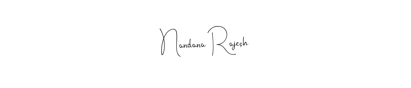 Also You can easily find your signature by using the search form. We will create Nandana Rajesh name handwritten signature images for you free of cost using Andilay-7BmLP sign style. Nandana Rajesh signature style 4 images and pictures png