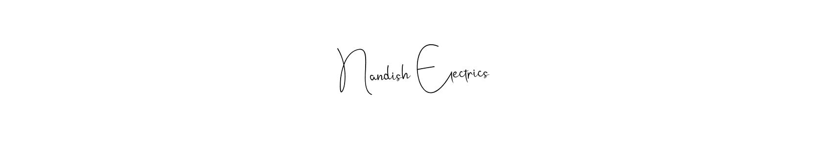 Best and Professional Signature Style for Nandish Electrics. Andilay-7BmLP Best Signature Style Collection. Nandish Electrics signature style 4 images and pictures png