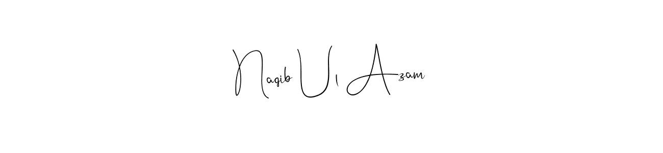 This is the best signature style for the Naqib Ul Azam name. Also you like these signature font (Andilay-7BmLP). Mix name signature. Naqib Ul Azam signature style 4 images and pictures png