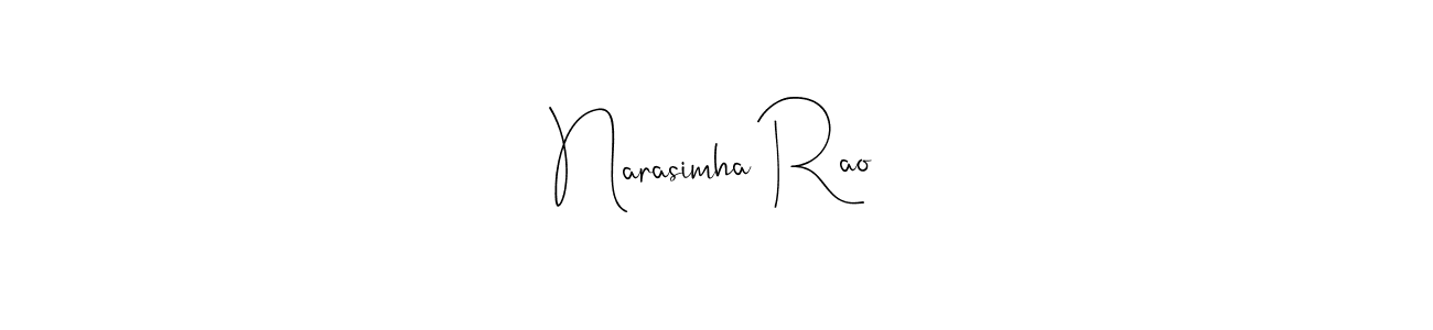 It looks lik you need a new signature style for name Narasimha Rao. Design unique handwritten (Andilay-7BmLP) signature with our free signature maker in just a few clicks. Narasimha Rao signature style 4 images and pictures png