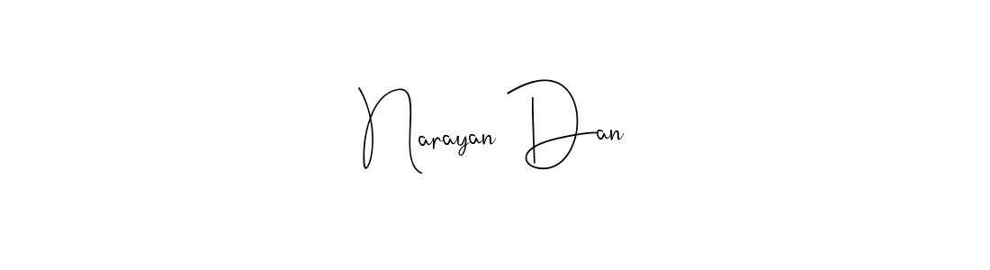 How to make Narayan Dan signature? Andilay-7BmLP is a professional autograph style. Create handwritten signature for Narayan Dan name. Narayan Dan signature style 4 images and pictures png