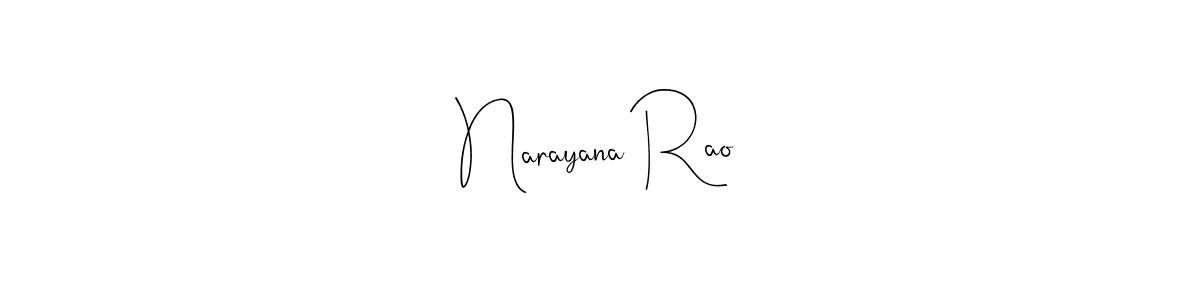 How to make Narayana Rao signature? Andilay-7BmLP is a professional autograph style. Create handwritten signature for Narayana Rao name. Narayana Rao signature style 4 images and pictures png