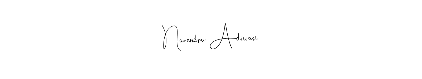 Also we have Narendra Adiwasi name is the best signature style. Create professional handwritten signature collection using Andilay-7BmLP autograph style. Narendra Adiwasi signature style 4 images and pictures png
