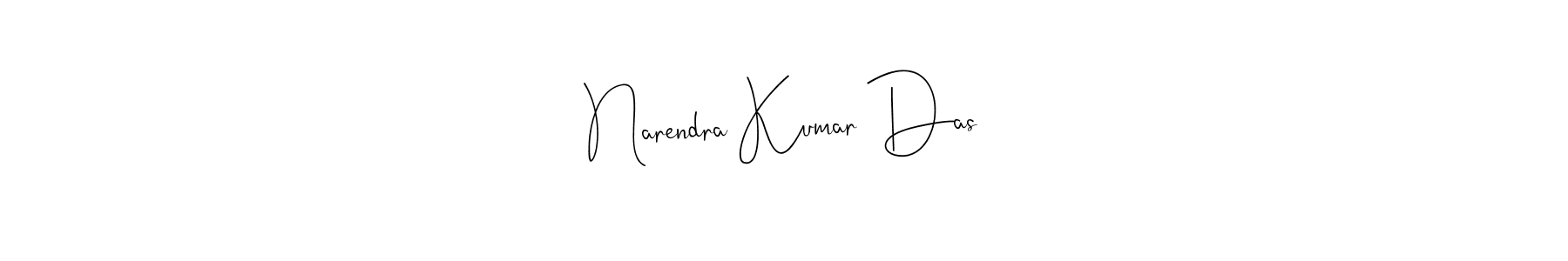 Create a beautiful signature design for name Narendra Kumar Das. With this signature (Andilay-7BmLP) fonts, you can make a handwritten signature for free. Narendra Kumar Das signature style 4 images and pictures png