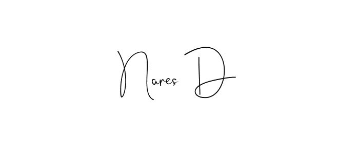 You can use this online signature creator to create a handwritten signature for the name Nares D. This is the best online autograph maker. Nares D signature style 4 images and pictures png