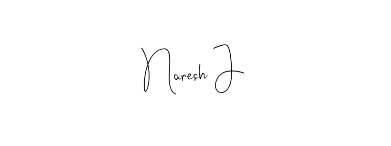 Also You can easily find your signature by using the search form. We will create Naresh J name handwritten signature images for you free of cost using Andilay-7BmLP sign style. Naresh J signature style 4 images and pictures png