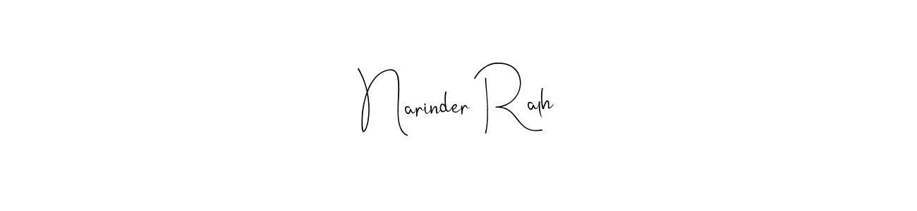 Best and Professional Signature Style for Narinder Ralh. Andilay-7BmLP Best Signature Style Collection. Narinder Ralh signature style 4 images and pictures png