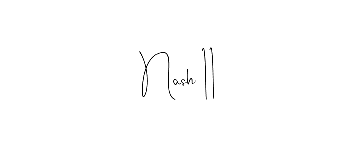 You can use this online signature creator to create a handwritten signature for the name Nash 11. This is the best online autograph maker. Nash 11 signature style 4 images and pictures png