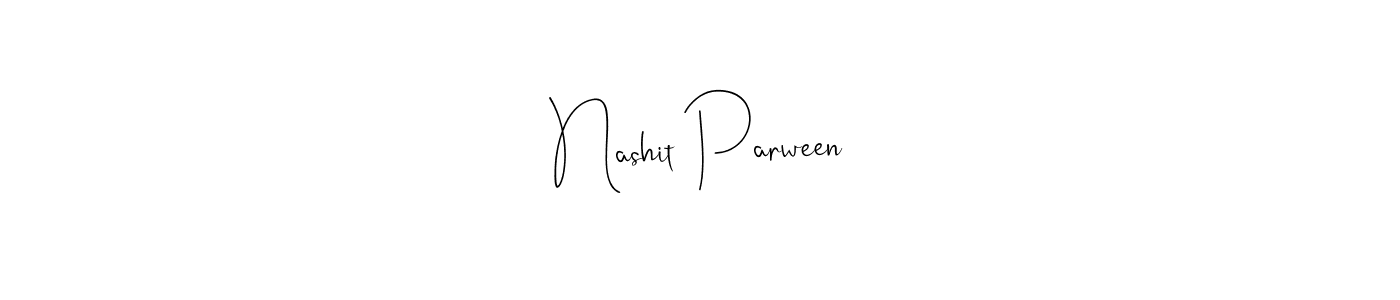 This is the best signature style for the Nashit Parween name. Also you like these signature font (Andilay-7BmLP). Mix name signature. Nashit Parween signature style 4 images and pictures png