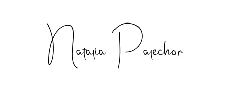 Make a short Natalia Palechor signature style. Manage your documents anywhere anytime using Andilay-7BmLP. Create and add eSignatures, submit forms, share and send files easily. Natalia Palechor signature style 4 images and pictures png