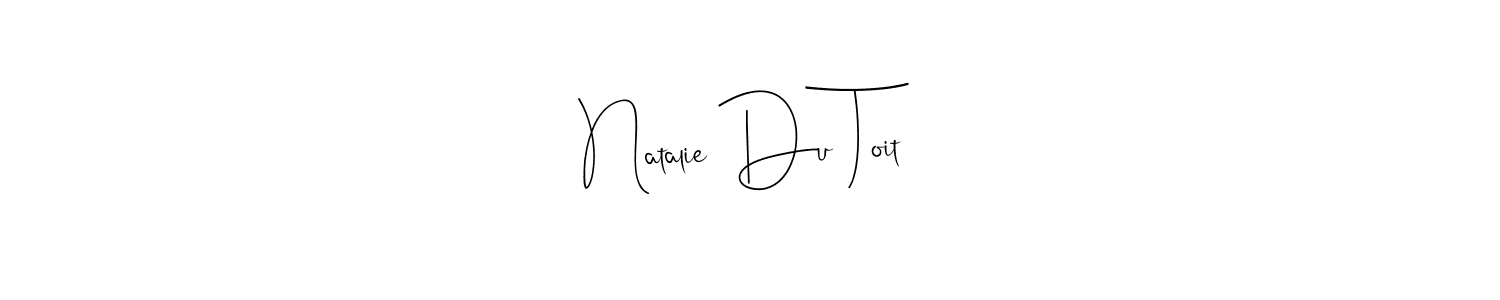 Similarly Andilay-7BmLP is the best handwritten signature design. Signature creator online .You can use it as an online autograph creator for name Natalie Du Toit. Natalie Du Toit signature style 4 images and pictures png