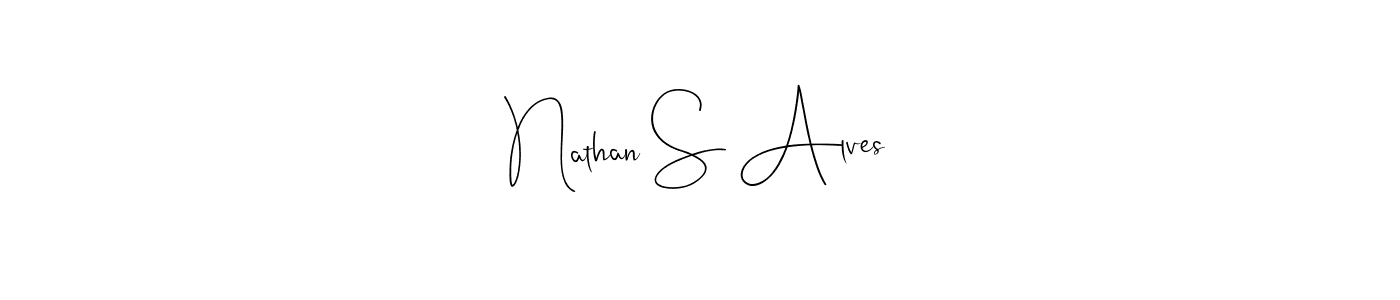 How to Draw Nathan S Alves signature style? Andilay-7BmLP is a latest design signature styles for name Nathan S Alves. Nathan S Alves signature style 4 images and pictures png