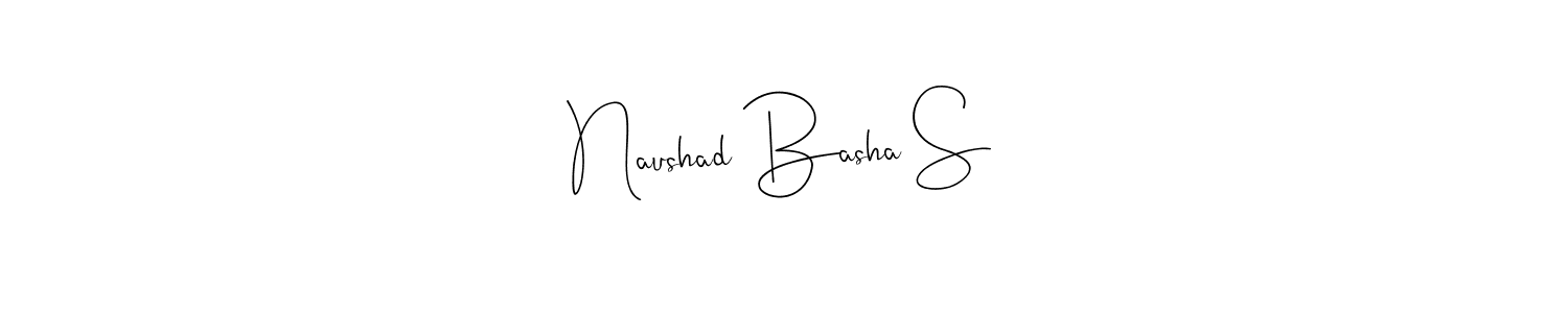 Here are the top 10 professional signature styles for the name Naushad Basha S. These are the best autograph styles you can use for your name. Naushad Basha S signature style 4 images and pictures png