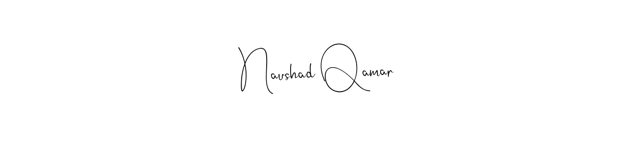 Naushad Qamar stylish signature style. Best Handwritten Sign (Andilay-7BmLP) for my name. Handwritten Signature Collection Ideas for my name Naushad Qamar. Naushad Qamar signature style 4 images and pictures png
