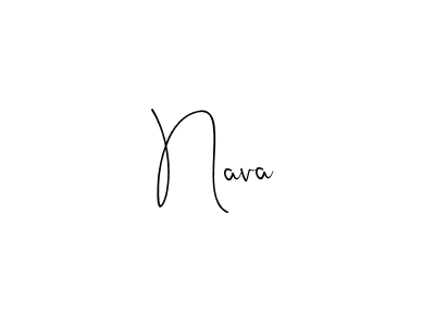 Use a signature maker to create a handwritten signature online. With this signature software, you can design (Andilay-7BmLP) your own signature for name Nava. Nava signature style 4 images and pictures png