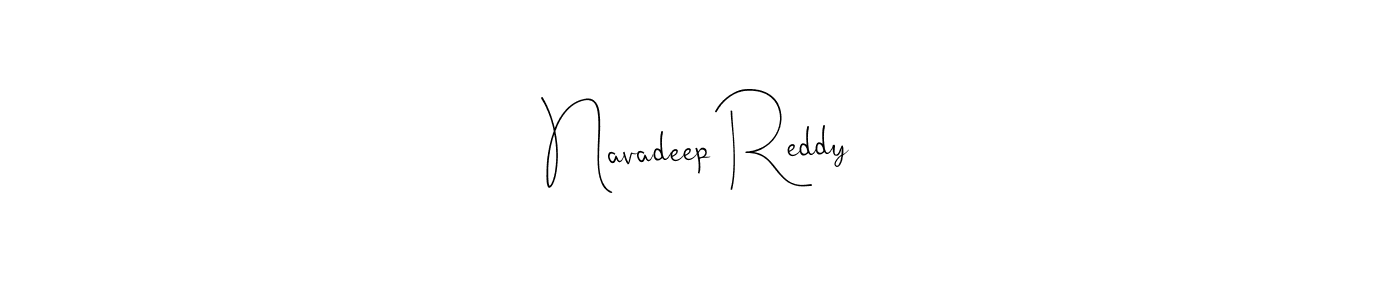 Andilay-7BmLP is a professional signature style that is perfect for those who want to add a touch of class to their signature. It is also a great choice for those who want to make their signature more unique. Get Navadeep Reddy name to fancy signature for free. Navadeep Reddy signature style 4 images and pictures png