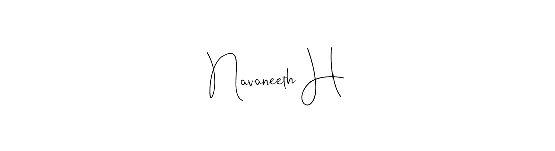 Navaneeth H stylish signature style. Best Handwritten Sign (Andilay-7BmLP) for my name. Handwritten Signature Collection Ideas for my name Navaneeth H. Navaneeth H signature style 4 images and pictures png