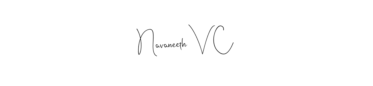 Best and Professional Signature Style for Navaneeth V C. Andilay-7BmLP Best Signature Style Collection. Navaneeth V C signature style 4 images and pictures png